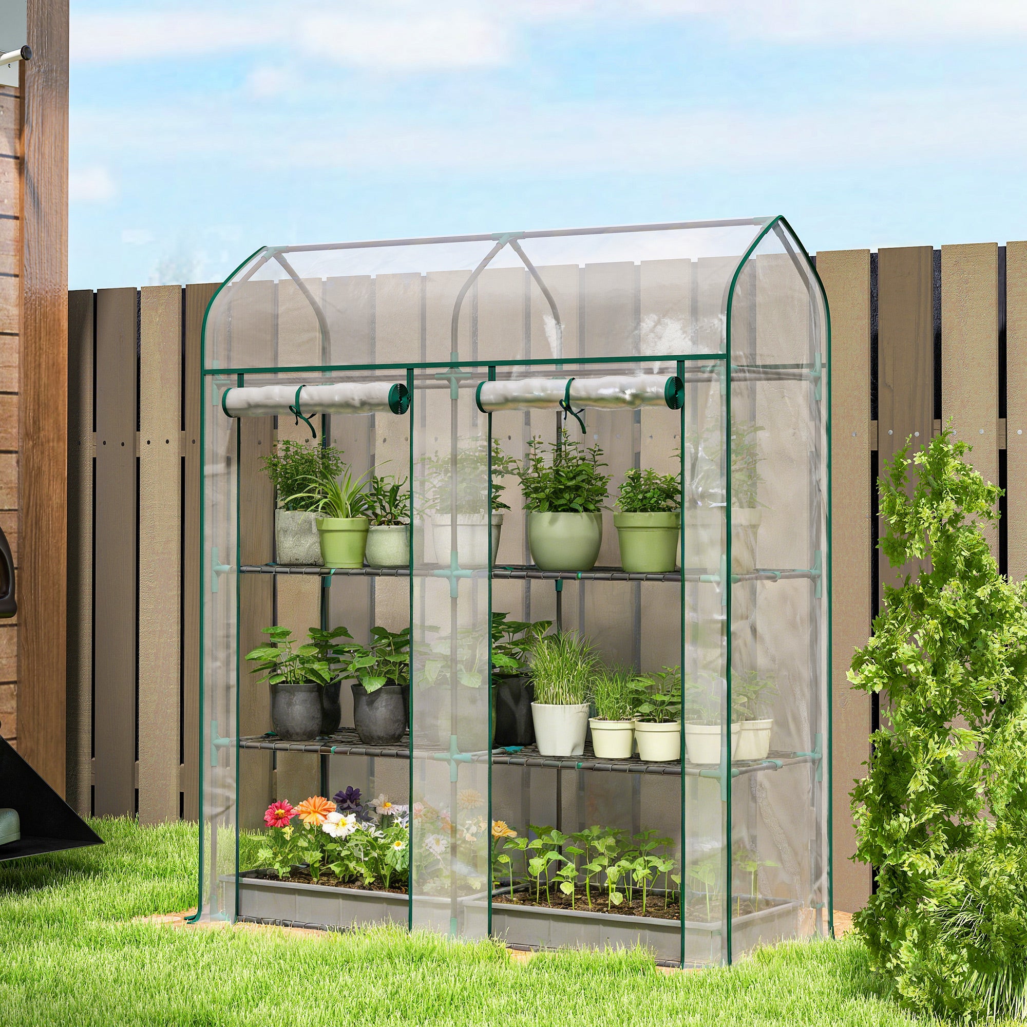 Serre de jardin acier Outsunny - 2