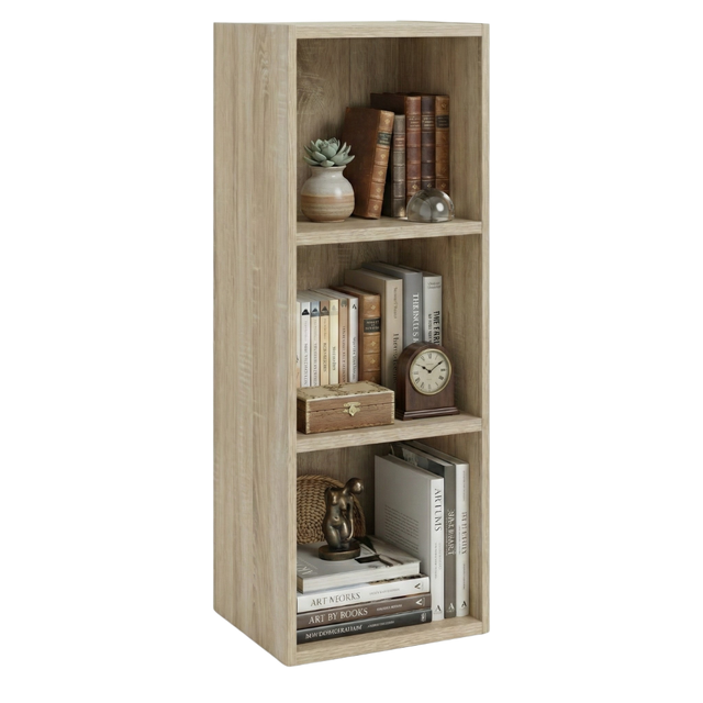 Etnicart Libreria Scaffale Rovere A Vista Disegno Contemporaneo Ufficio Casa Soggiorno In Legno Mdf A Giorno 70x23 5x188 5cm 60kg Carico Autoportante Con Divisori Libreria A Muro Scaffale Libreria