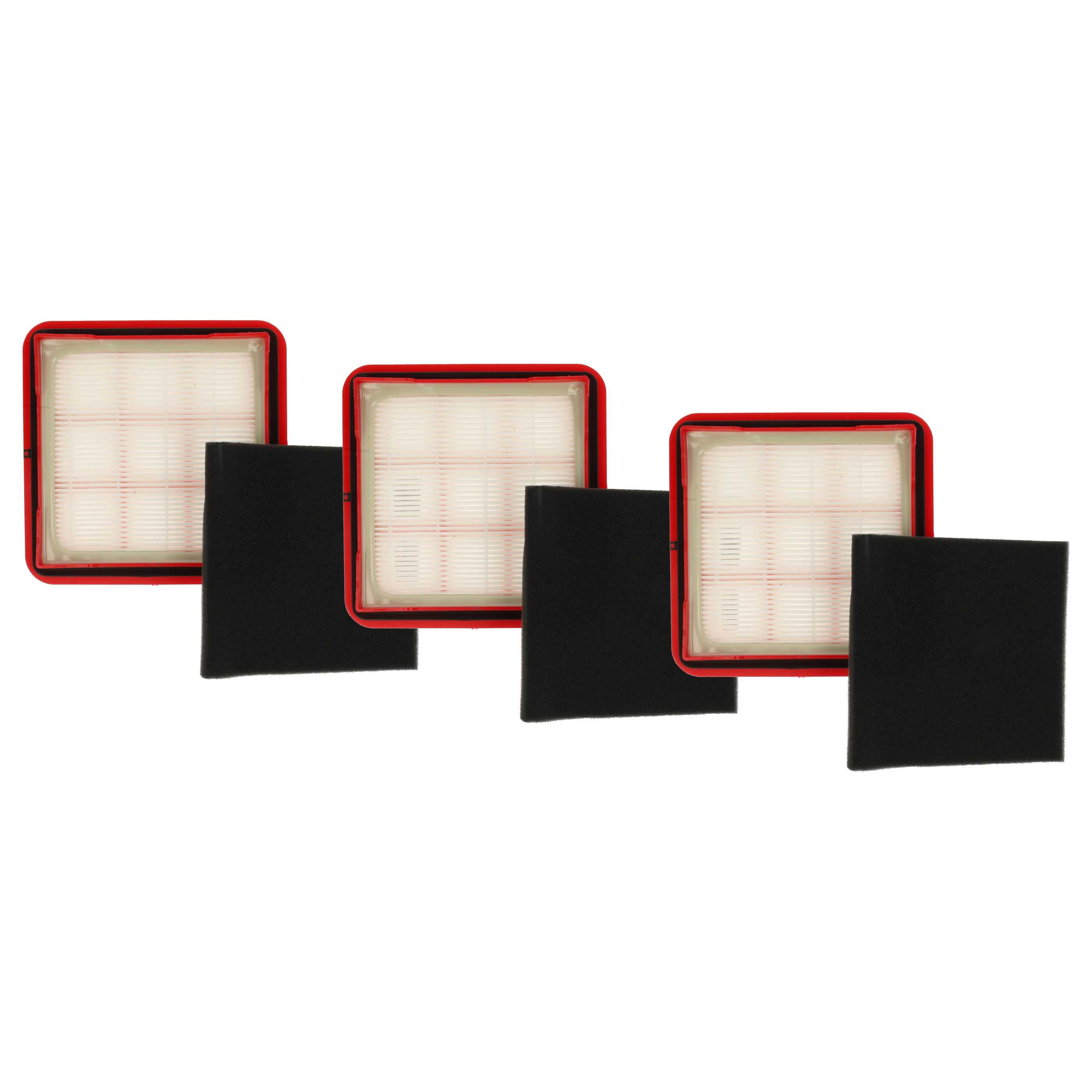 Vhbw Set 3 Filtri Per Philips Marathon Compact FC9333/07: Filtro HEPA + Salvamotore + Spugna - 2