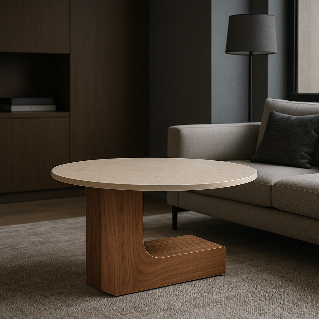 Table basse Travertin AMARA + MAYA - 2
