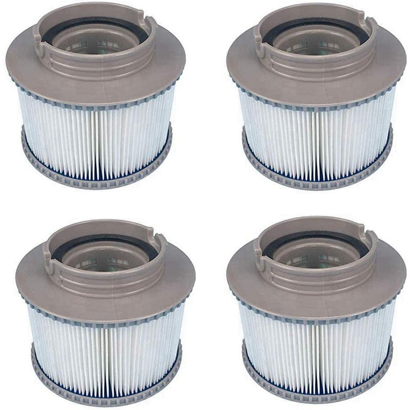 Wymienne filtry do jacuzzi basenowego, filtry siatkowe do jacuzzi MSpa Bubble Spa (4 szt.)