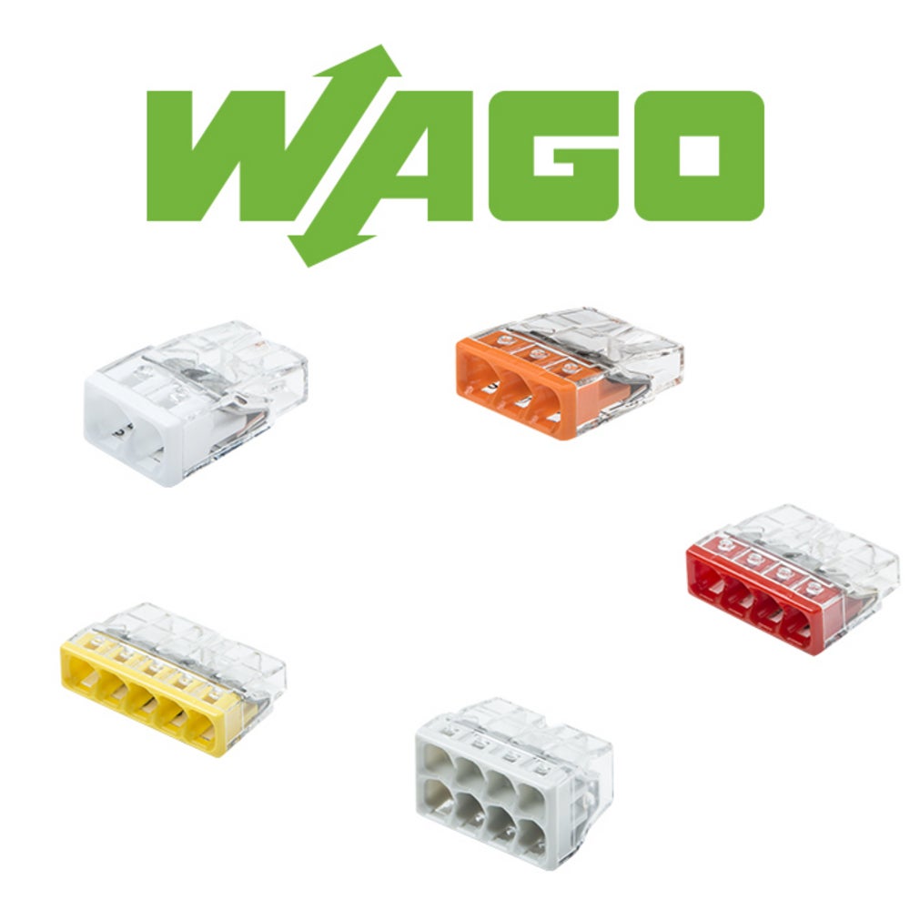 Mallette 150 bornes Wago S2273, connexion Push Wire®, fils rigides 0,5-2,5 mm², 450 V, 24 A, repérage couleur - 4