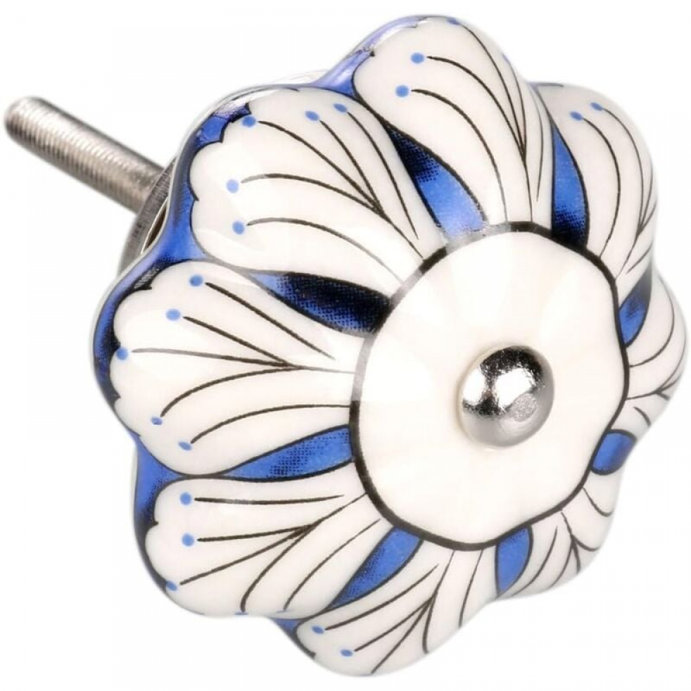 Gałka meblowa, gałka do szuflady, gałka do szafki, malowany ceramiczny uchwyt meblowy