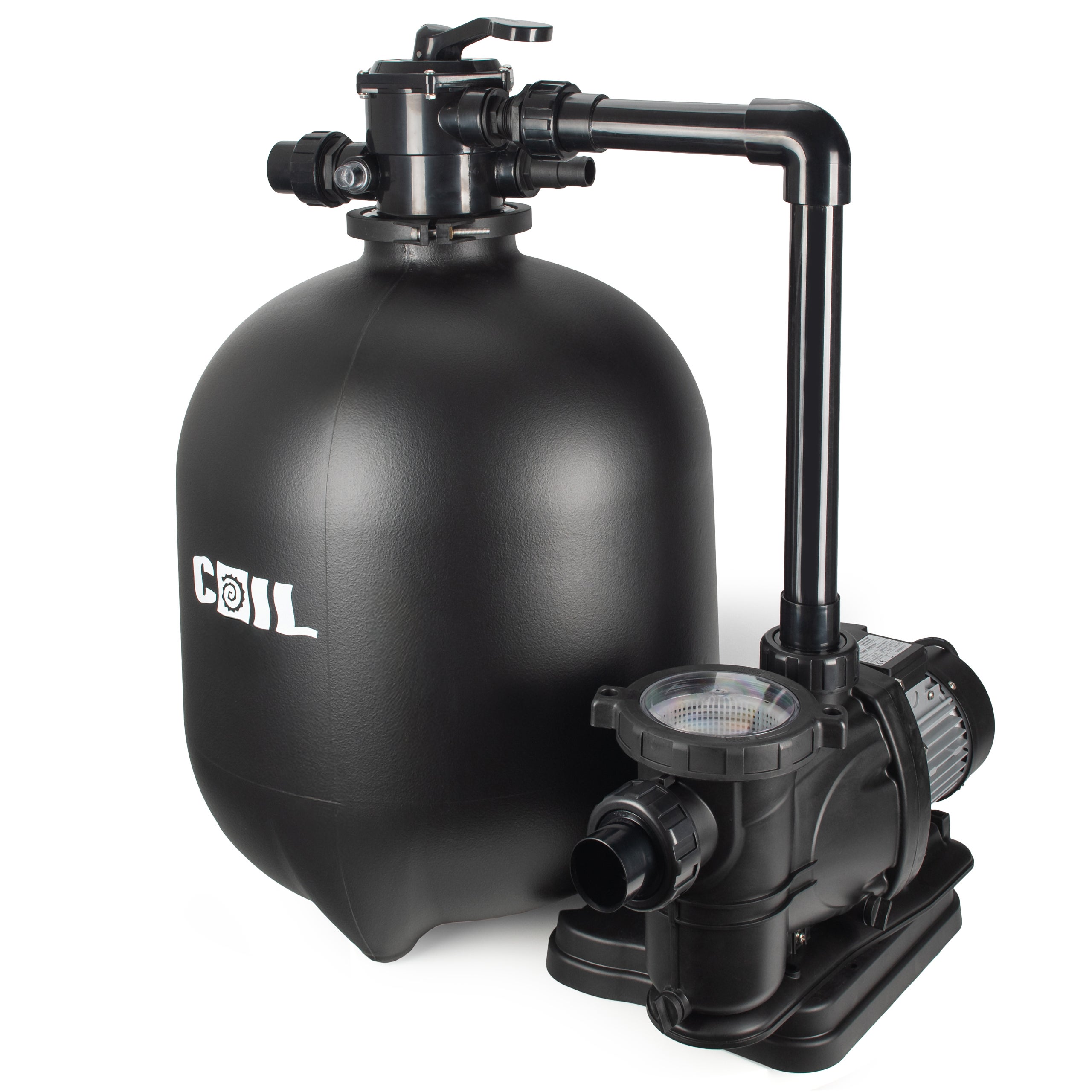COIL Pompa piaskowa do basenu 800W. wydajność 19000l/h samozasysająca zbiornik 125l - 7