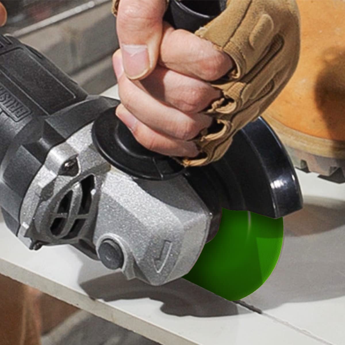 Disque de découpe en verre, 125 x 22,23 mm, disque diamant professionnel, coupe précise rapide, lames de scie pour carrelage, verre, granit et porcel - 5