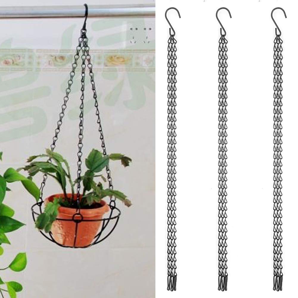 CSCbaba 5 pezzi catena da appendere, catena in metallo da appendere, per fiori, per fiori, per fiori, per fiori, da appendere in metallo (24 cm
