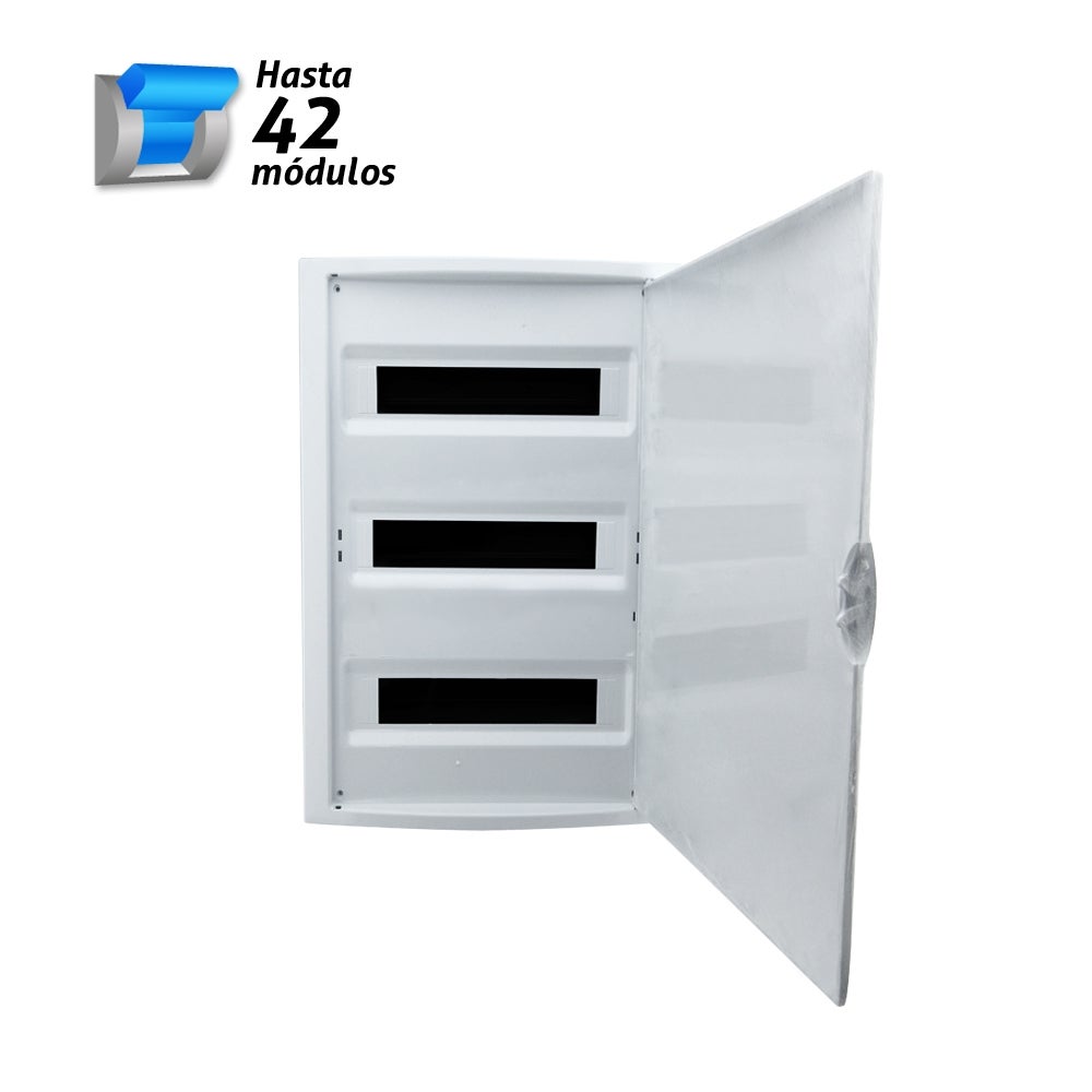 Scatola di distribuzione superficiale con 42 elementi 362x544x104mm colore bianco - SOLERA - 2