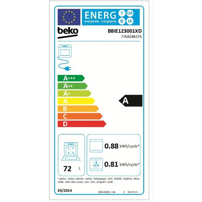 BBIE123001XD :HORNO BEKO INDEP. BBIE123001XD - 5