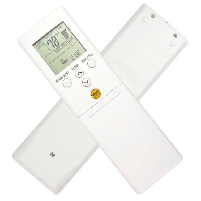 Telecomando Di Ricambio AR-REM5E Per Condizionatore Fujitsu - Compatibile Con Molti Modelli ASHG, ASYG, Pronto All'uso