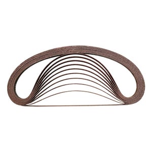5 Bandes Abrasives MaKu7 30x533mm – Grain 150, Oxyde D’aluminium, Made In Germany, Pour Ponceuse à Bande !