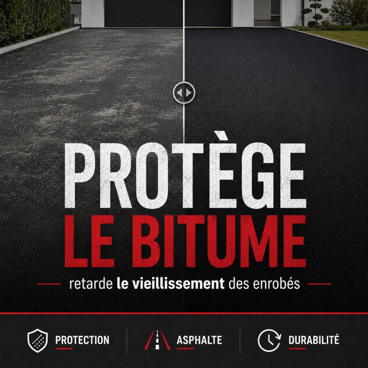 Peinture Bitume, Goudron, Enrobé - ARCASPHALT - 15 kg (jusqu'à 30 m² en 2 couches) Blanc - ARCANE INDUSTRIES - 4