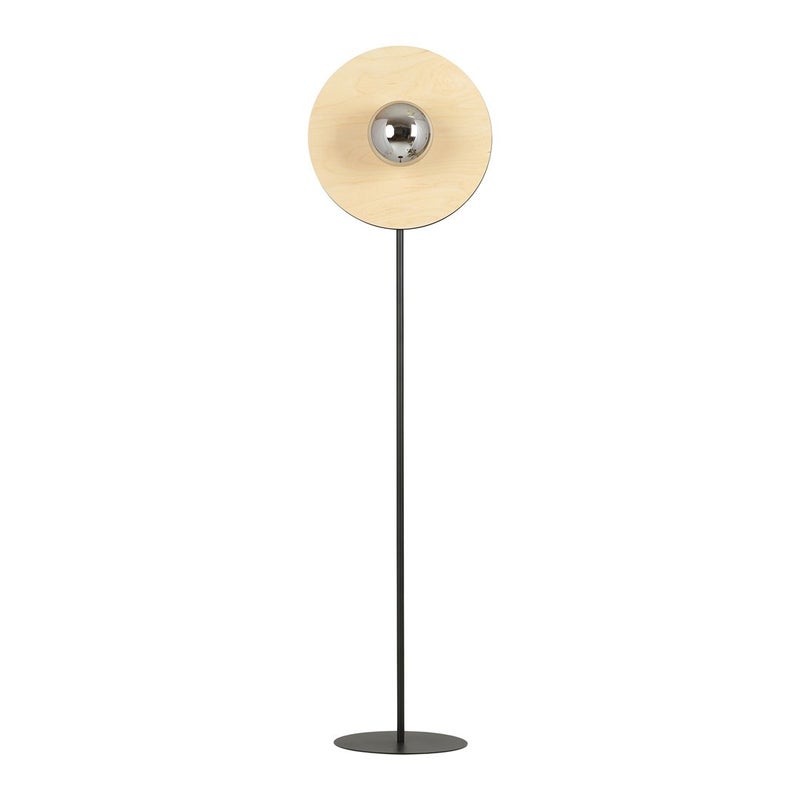 Lampa podłogowa stojąca Soho czarno-grafitowa 1xE14x10W wym: 150 x 30 cm metal Emibig