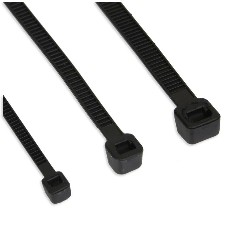 Fascette Per Cavi – Confezione Da 50 Pezzi, 7,6 X 400 Mm, Colore Nero – Larghezza Resistente 7,2 Mm
