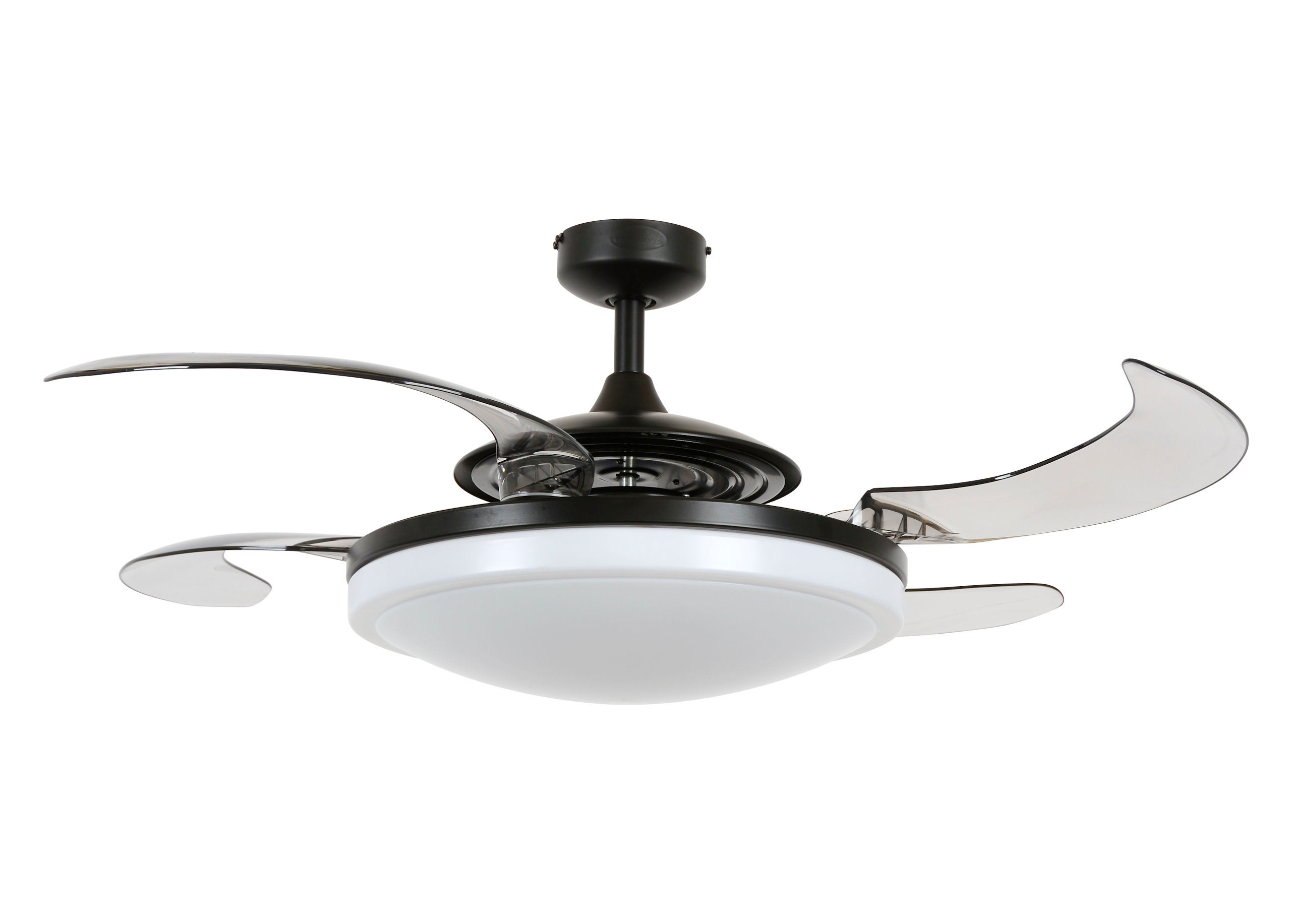 Ventilatore A Soffitto 42 Pollici Con Luce LED Integrata, Bianco, Motore CC, Telecomando, 6 Velocità, 3 Temperature Colore, Dimmerabile, Reversibile
