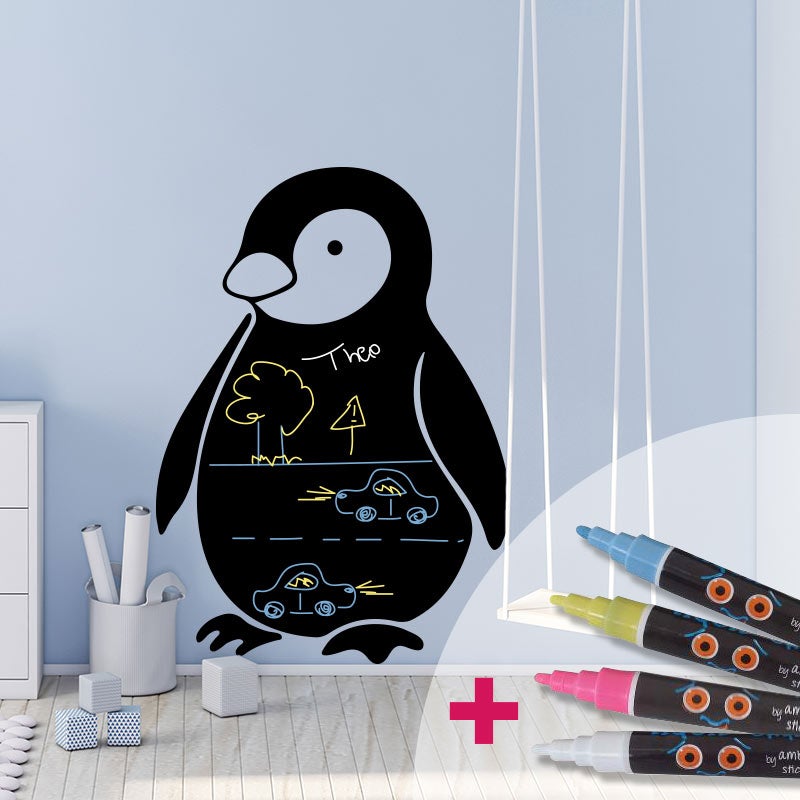 Adesivo lavagna alca + 4 gessi liquidi - Sticker adesivo - adesivi murali - 145x105cm - 3