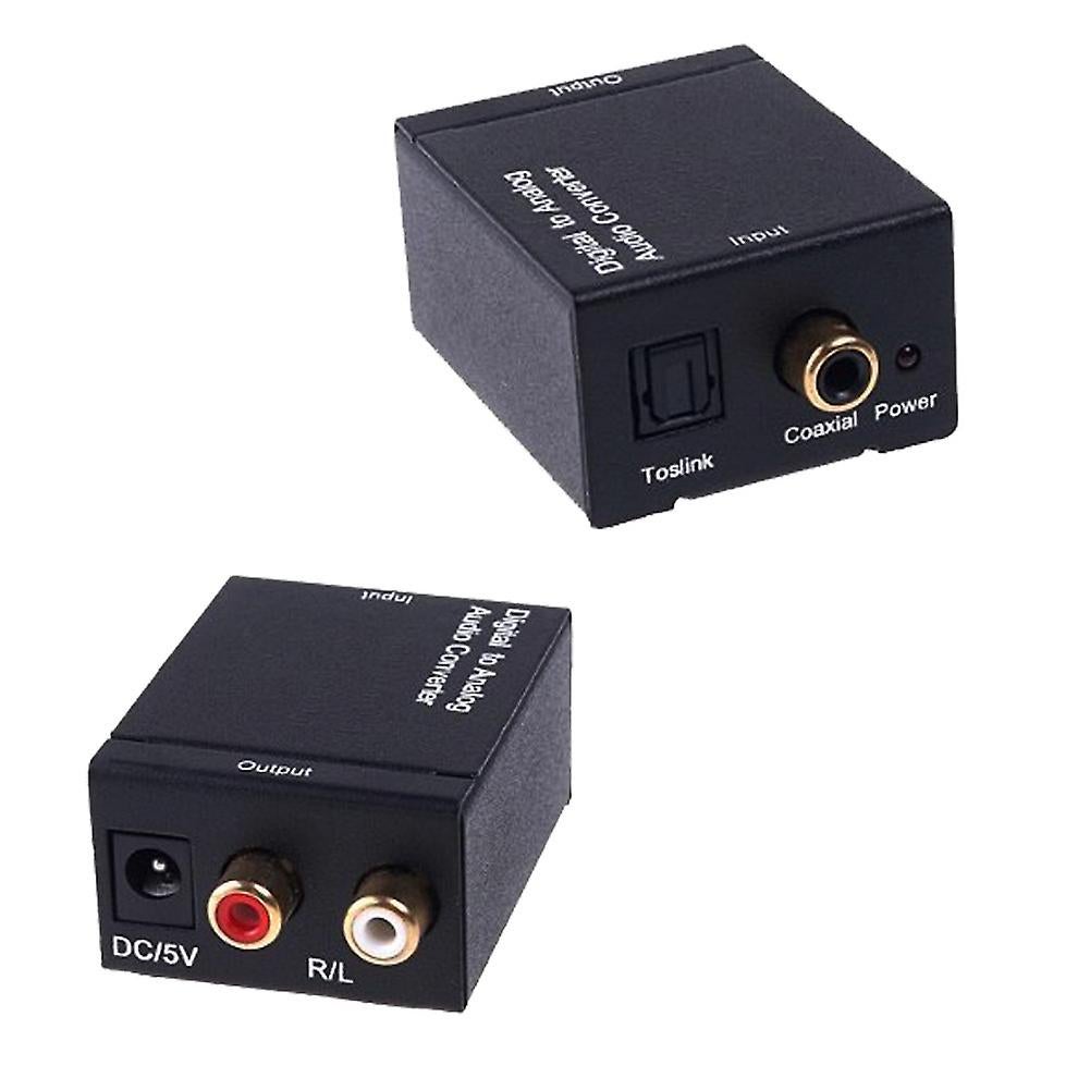 Convertisseur Audio numérique vers analogique Coaxial optique numérique Coaxial Toslink vers analogique Rca L/r convertisseur Audio amplificateur - 5