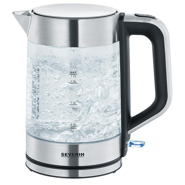 Severin Hervidor De Agua De Cristal Grande 1.7 L Severinwk 3420 Antical 2200W - Imagen 2