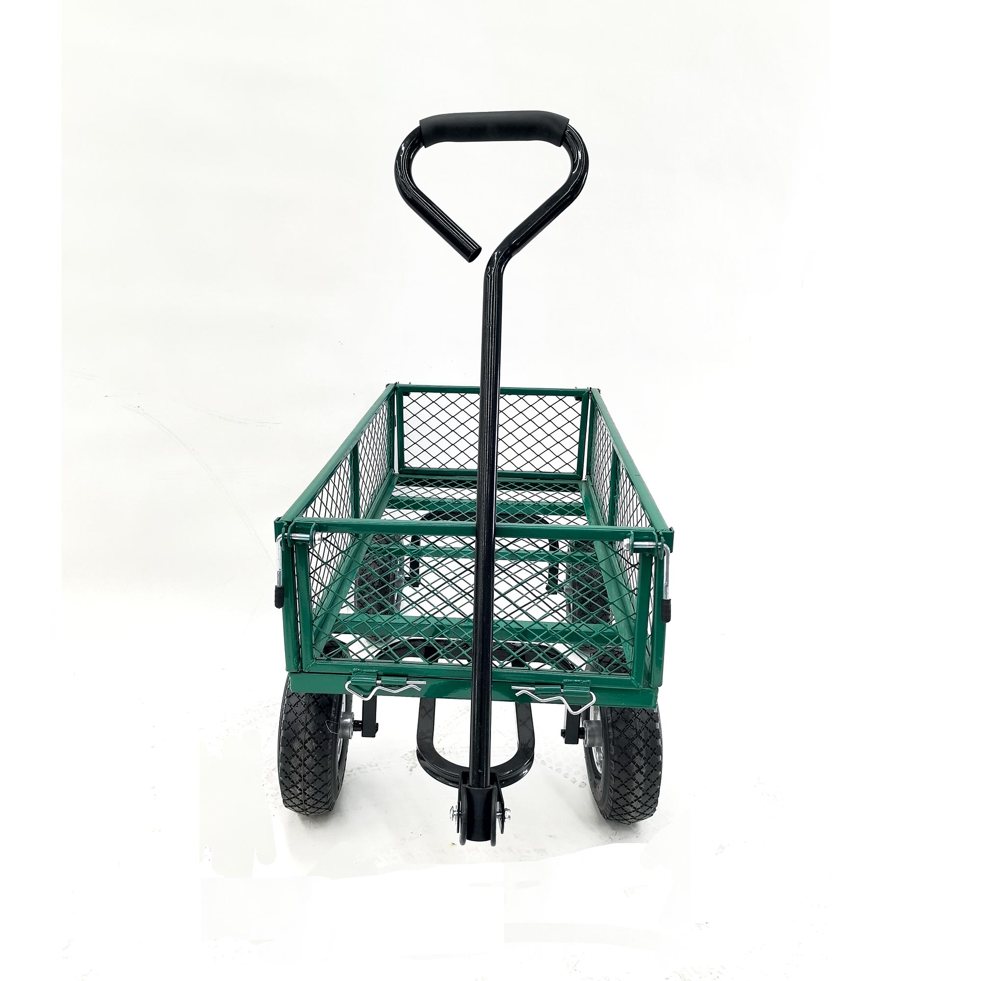 Chariot remorque jardin WERKA PRO 65 L 300 kg vert - 3