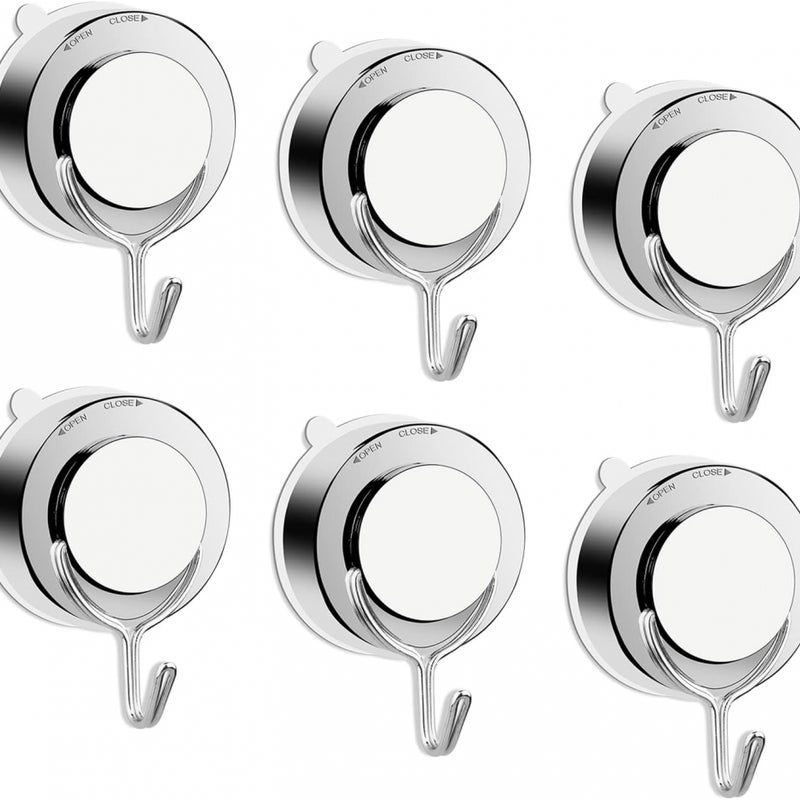 Hak z przyssawką do odkurzacza, Hak z przyssawką do kuchni i łazienki, Hak ścienny z przyssawką, Mocny wieszak na ręczniki, Stalowy hak prysznicowy