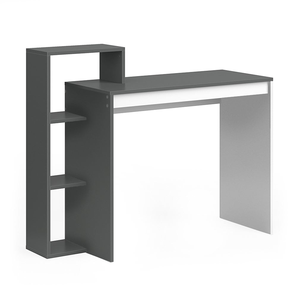 Vicco Bureau Leo, antraciet/wit, 100 x 40 cm
