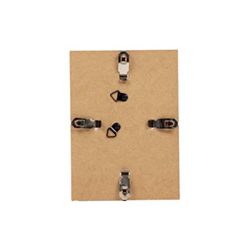 Nacnic Pack de 4 Cadres à Clip en Verre Acrylique Transparent sans Bordures Protection et Affichage de Photographies, Impressions Chambre 20x25cm - 2