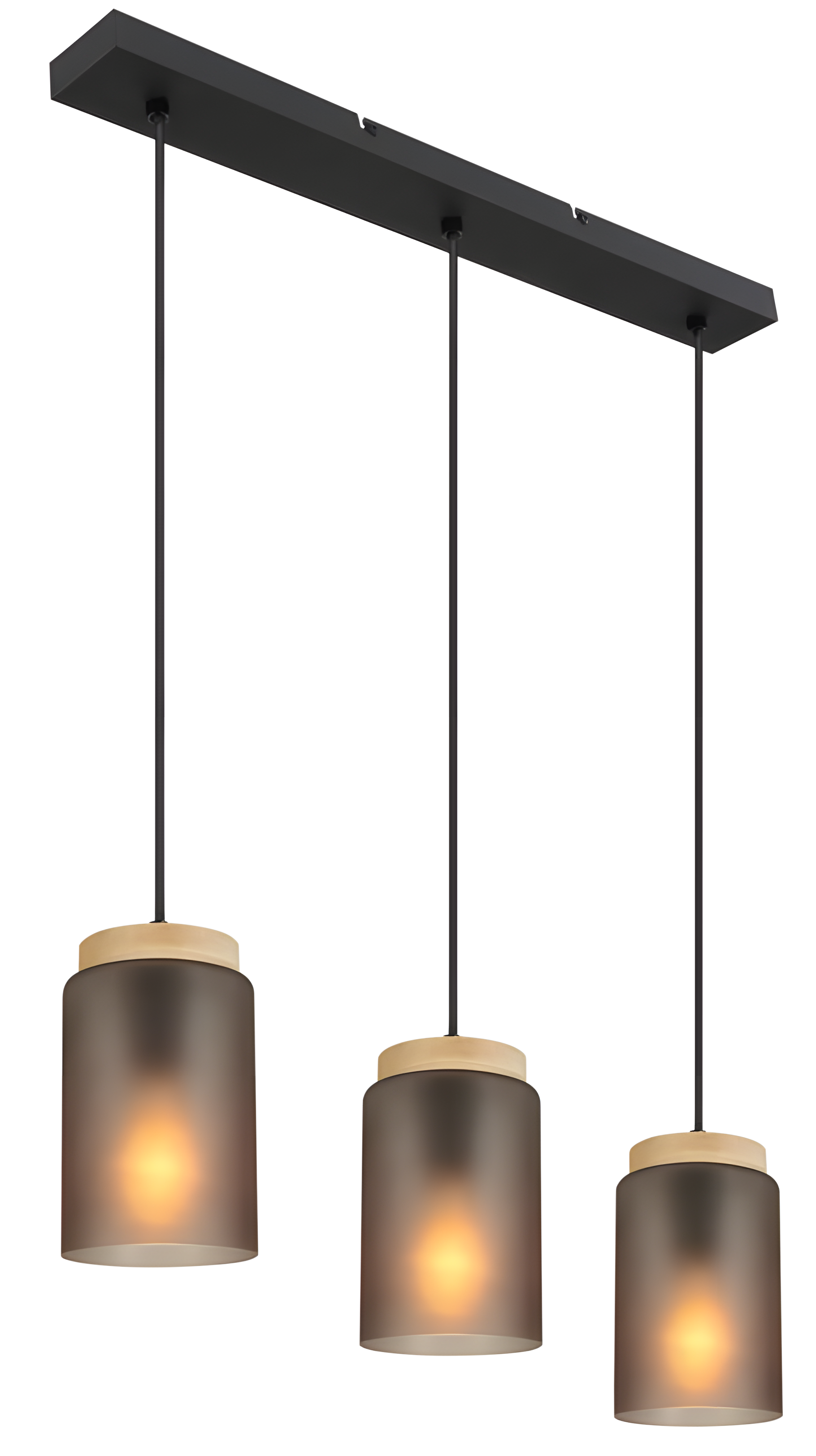 Lampa Sufitowa Wisząca Toolight App1812-3Cp Szary
