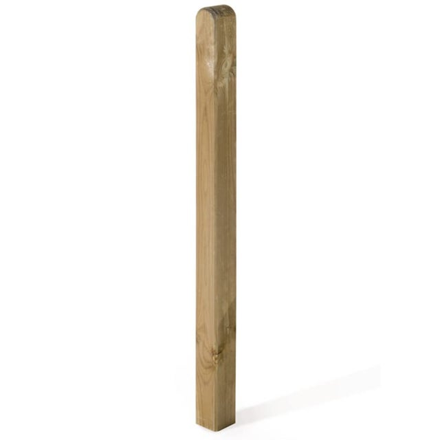 Poteau en bois carré - Suinga - 7x7 cm - Hauteur 150 cm