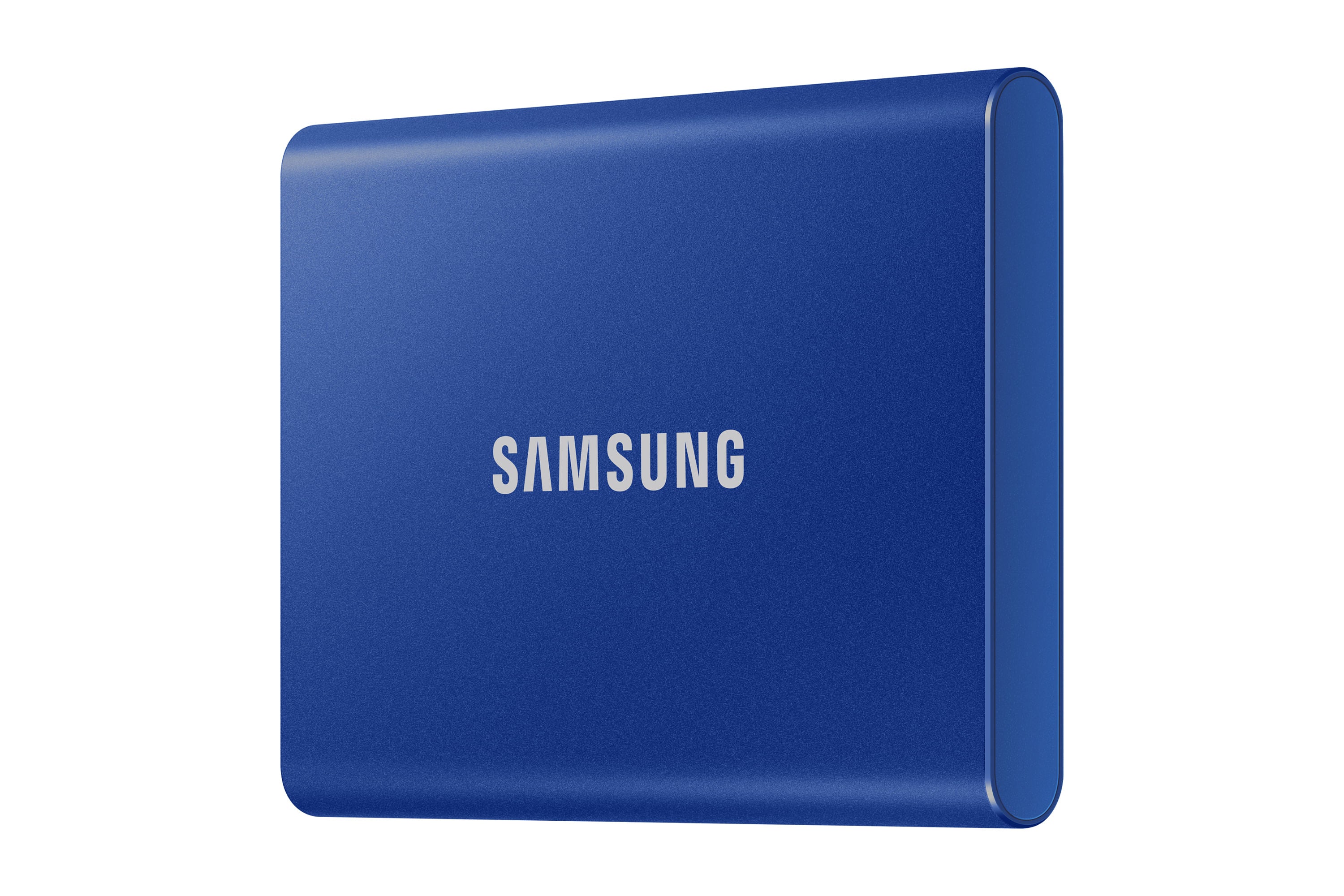 Samsung Portable T7 - SSD externe - USB C 3.2 - Comprend un câble USB C et USB A - Convient pour iPhone 15 - 1 To - Bleu - 7
