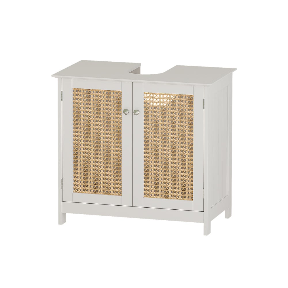 Vicco Szafka pod umywalkę Rosario, Biały, 60 x 58 cm z 2 drzwiami