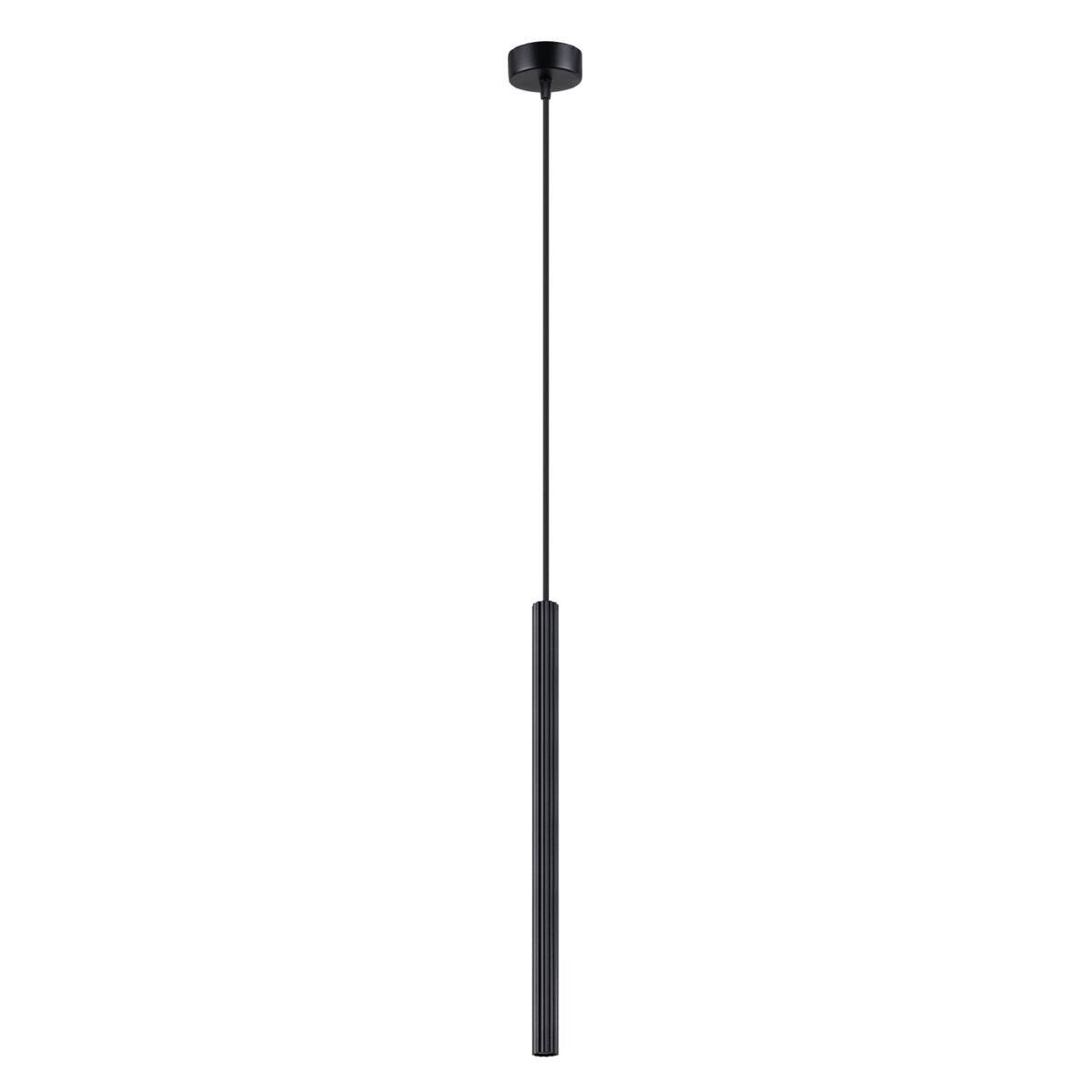 Lampa wisząca Arche czarna 1xG9x8W tuba wym: 120 x 8 x 8 cm metal Sollux Lighting