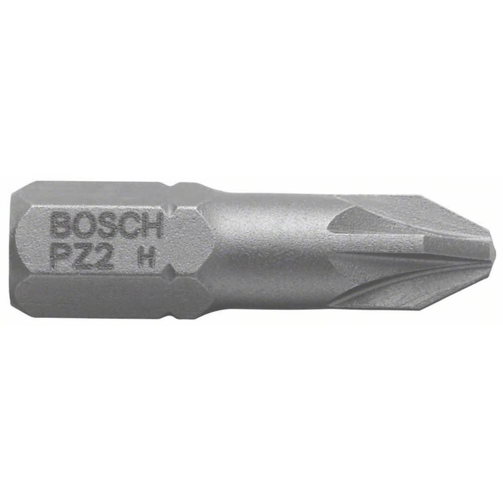 Końcówki Pozidriv Bosch stal utwardzana 25 mm precyzyjny uchwyt