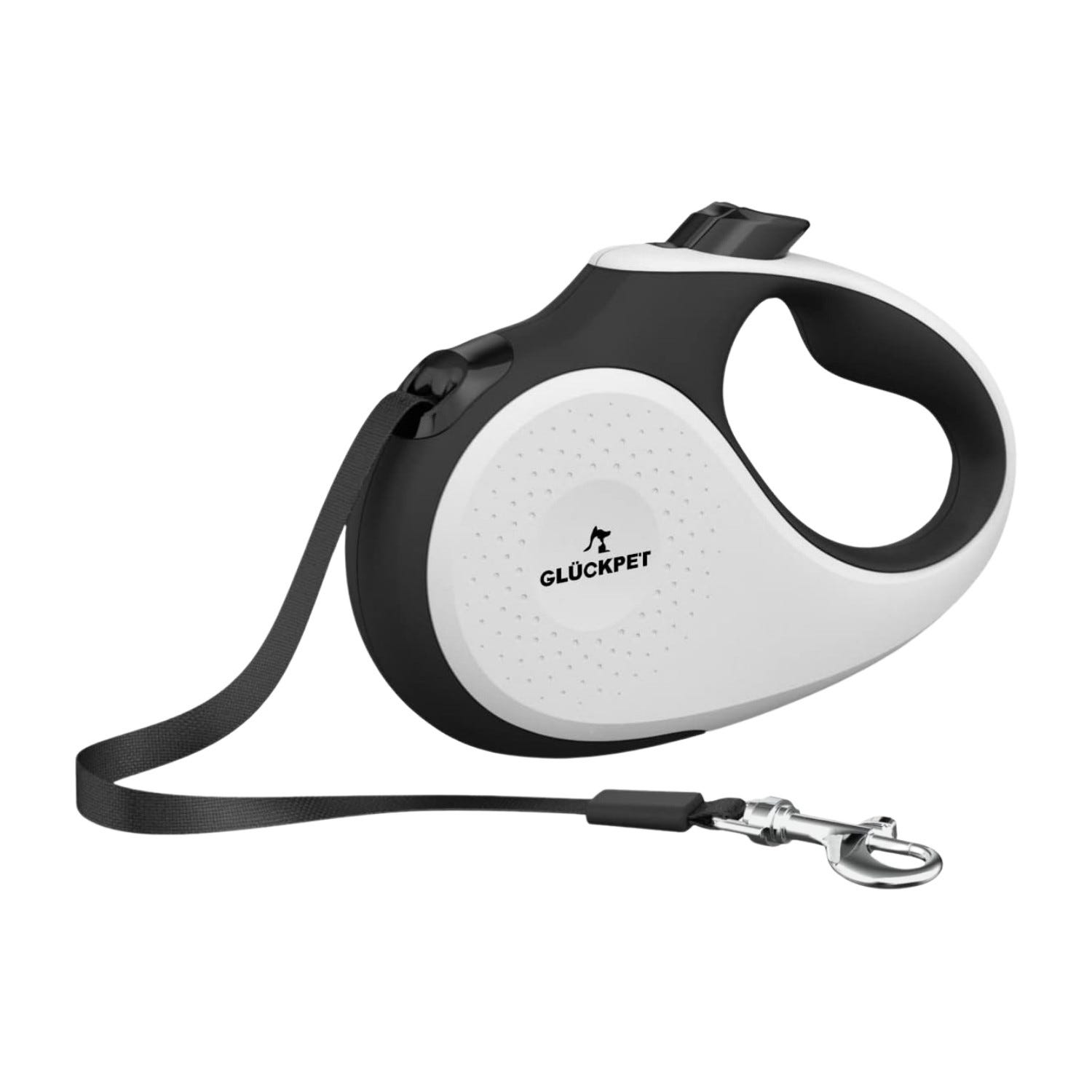 Correa Retráctil Para Perros De 5 Metros, Extensible Y Súper Práctica - Ideal Para Paseos Y Entrenamiento De Perros Pequeños Y Medianos (color Blanco)