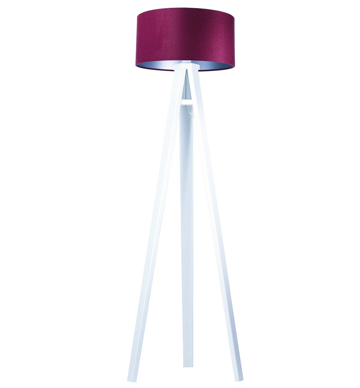 Lampa stojąca HOME 50 fioletowa/srebrna/biała