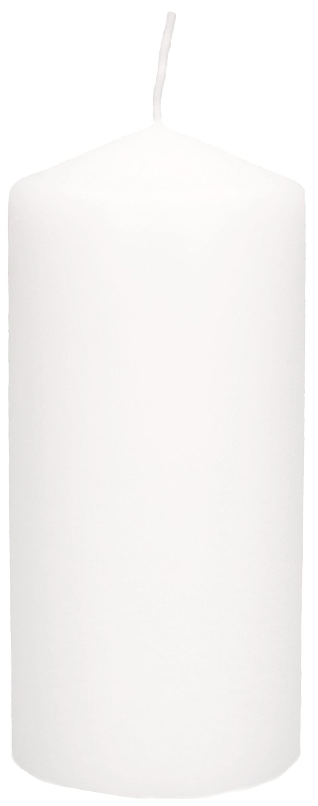 Świece cylindryczne 150 mm - Świece kolumnowe ⌀ 70 mm - Białe - KOTARBAU