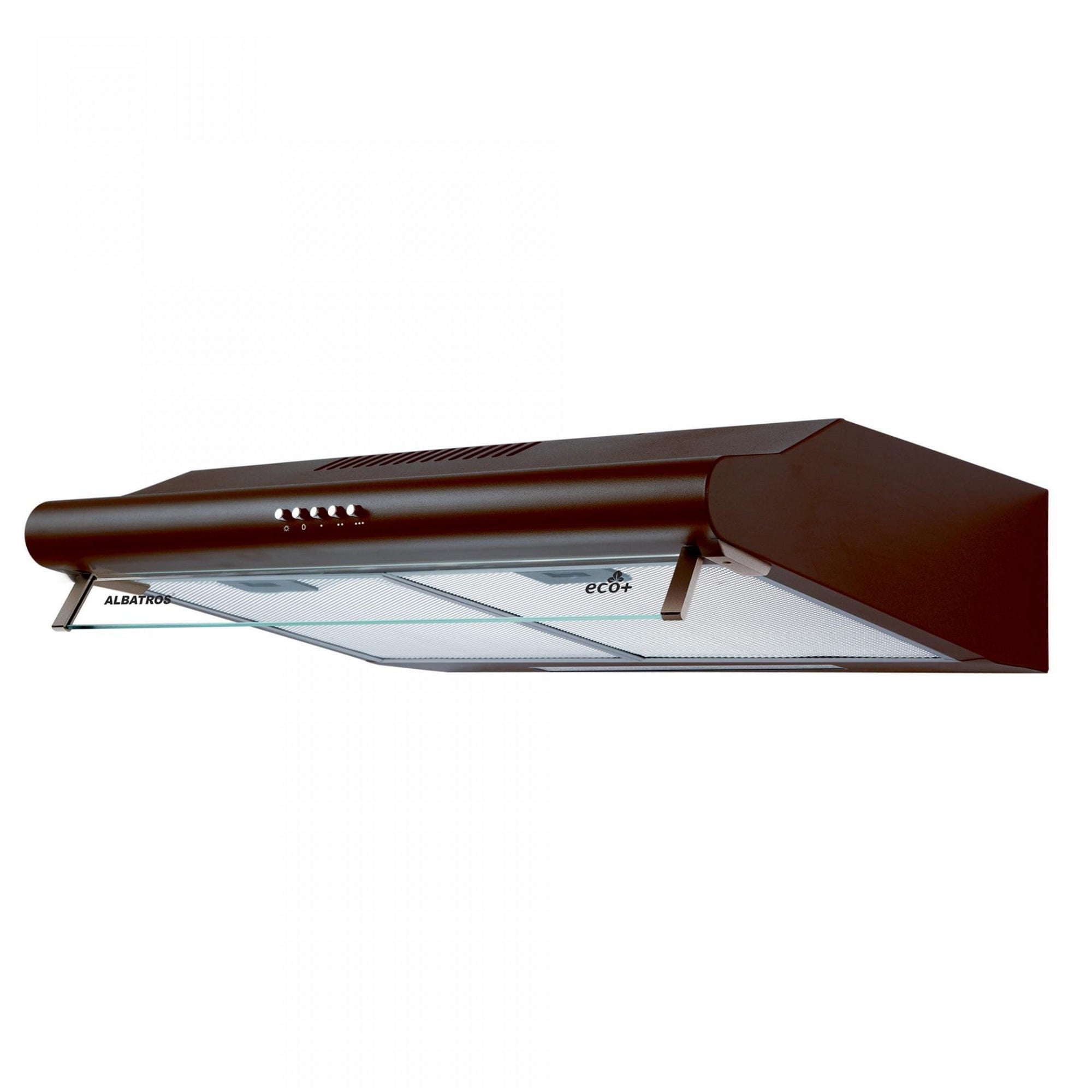 Hotă Decorativă Albatros H10AM | 60cm, Clasa B, 112m³/h, Maro