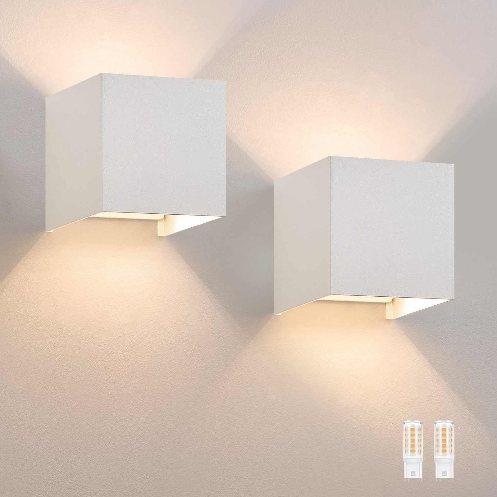 ZMH 2ER Wewnętrzna lampa ścienna LED Zewnętrzna lampa ścienna Nowoczesne światło w górę i w dół do korytarza