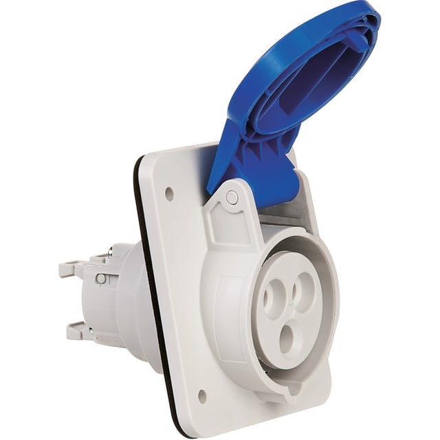 Socle de prise à encastrer à 10° protégée