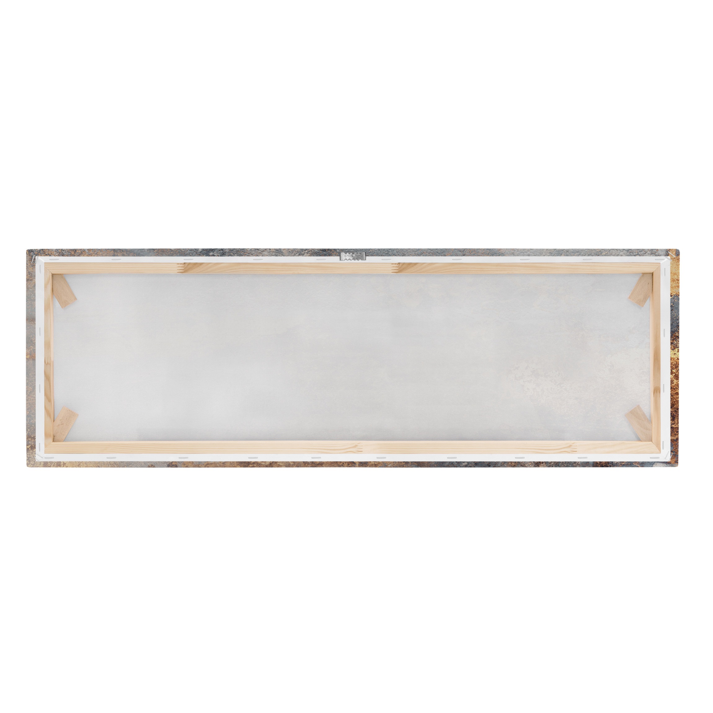 Impression sur toile tableau sur toile châssis gris art à motifs abstrait peinture 54 cuisine chambre à coucher salon couloir 150 x 50 cm - 7