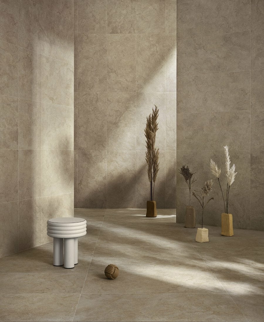 Grès cérame - DINAMIKA - Pietra di Borgogna - 60x60 - Naturelle - (1,44 ...