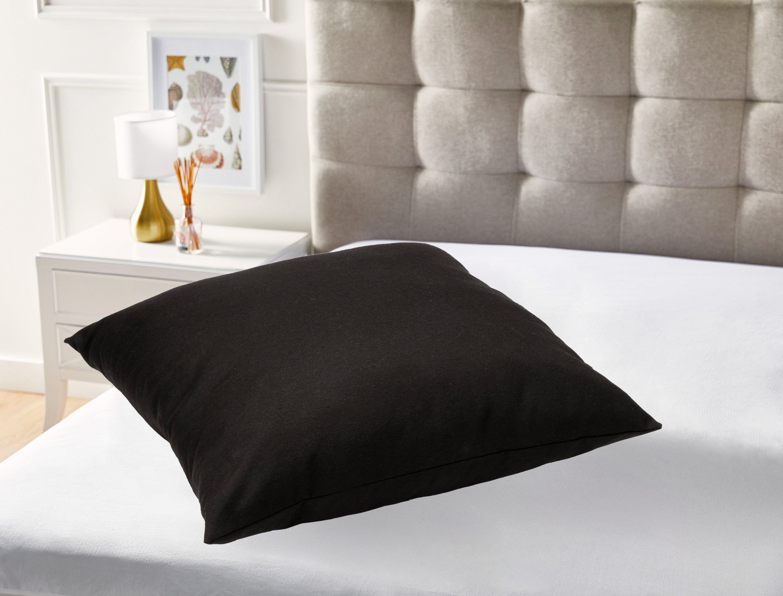 Cuscino Decorativo Da Esterno 40x40 Cm In Poliestere Bianco Con Fantasia Teodoro 1