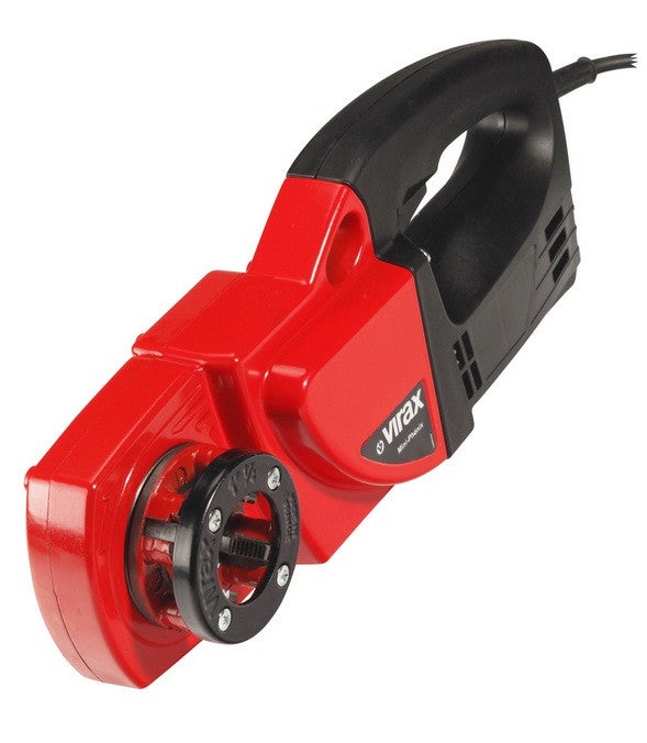 Filière électroportative Mini Phénix + 4 têtes BSPT Droite : 1/2 3/4 1 1.1/4 800W 50/60 Hz 230 V Virax