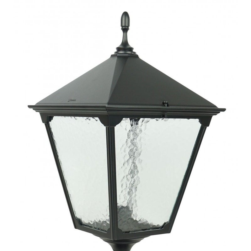 Latarnia ogrodowa Retro czarna 1xE27x100W IP43 wym: 300 x 32 x 32 cm aluminium SU-MA