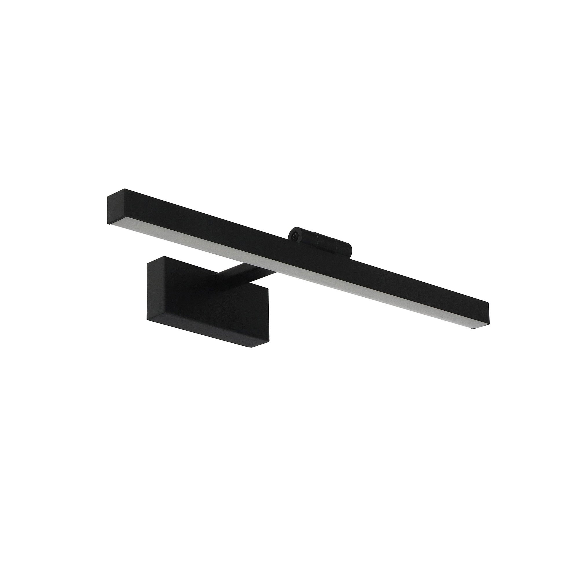 Kinkiet łazienkowy nad lustro/ pokojowy LED 8W, 570lm, 4200K, IP45, czarny, KARTAL-8 HOROZ