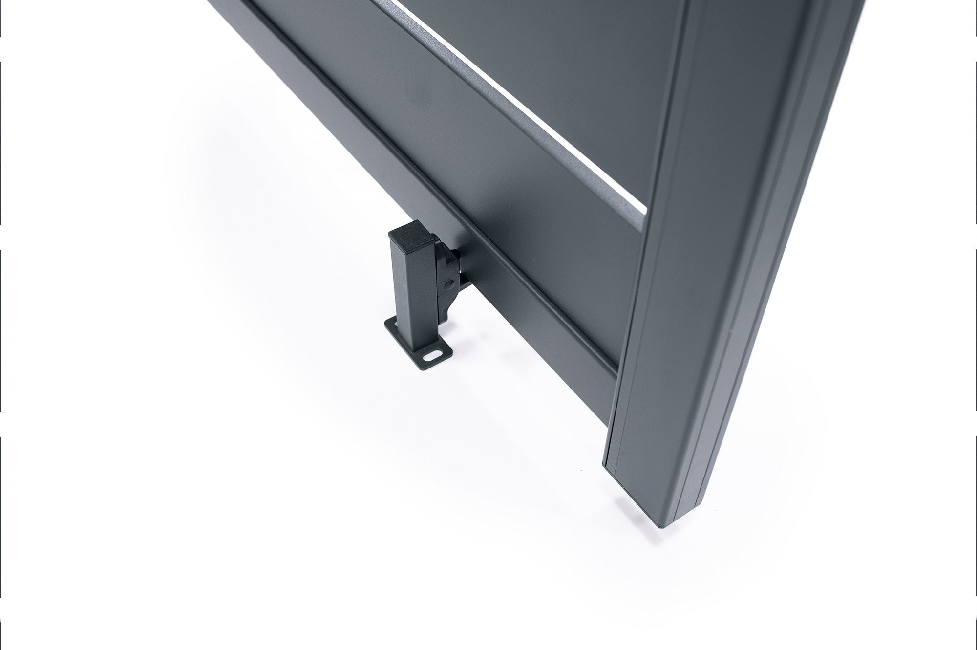 Portail battant 3m VOGEL H.140cm aluminium gris - 9