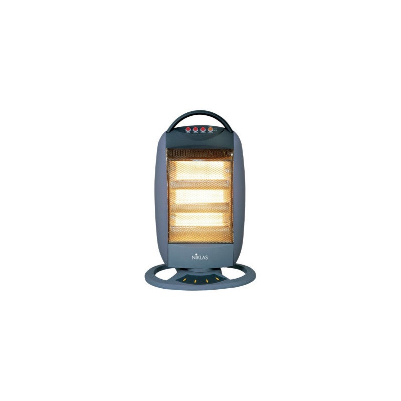STUFA ELETTRICA ALOGENA QUARZO OSCILLANTE 400-800-1200W BASSO CONSUMO