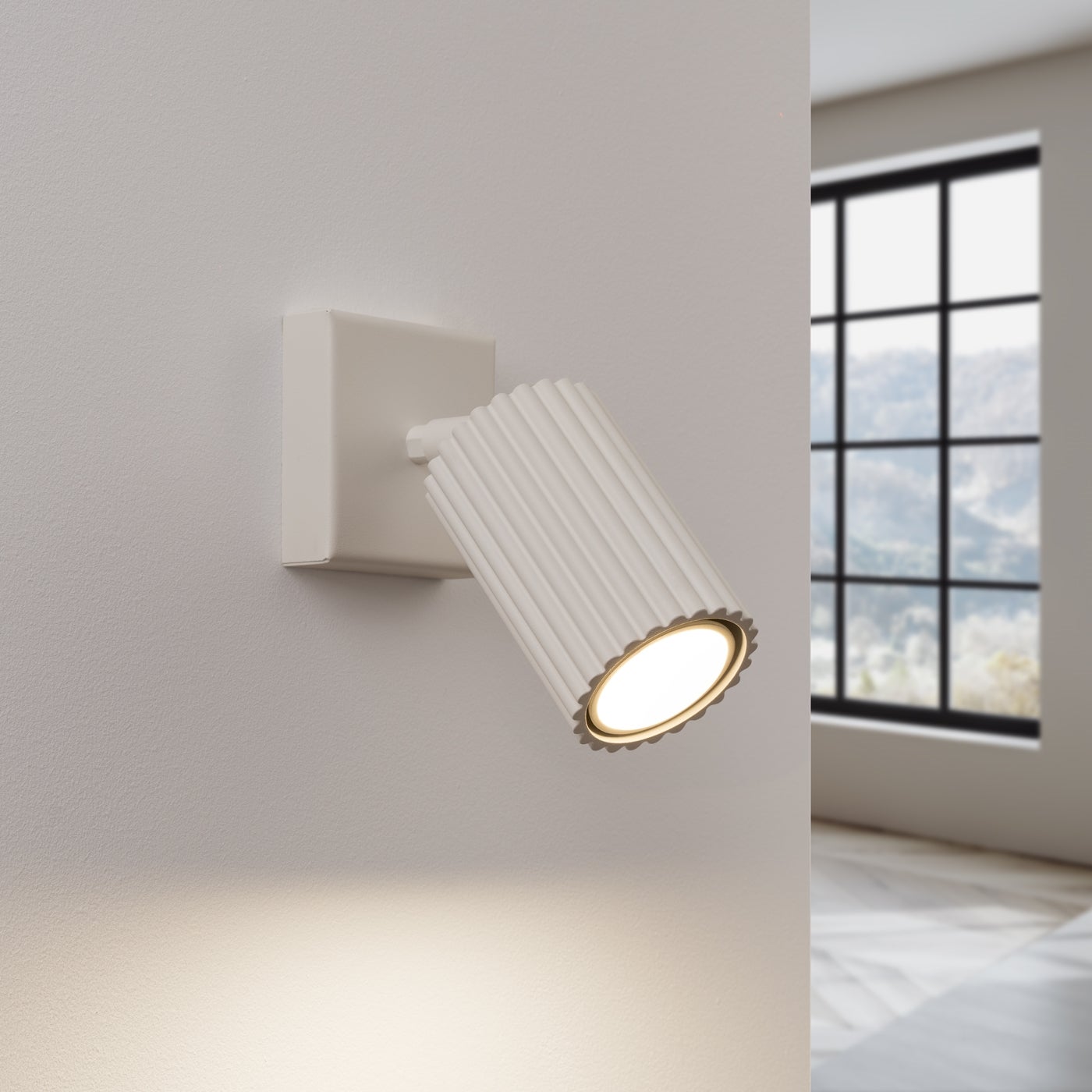 Kinkiet GLOOW beżowy LED 3000K - 8x16x16cm Sollux