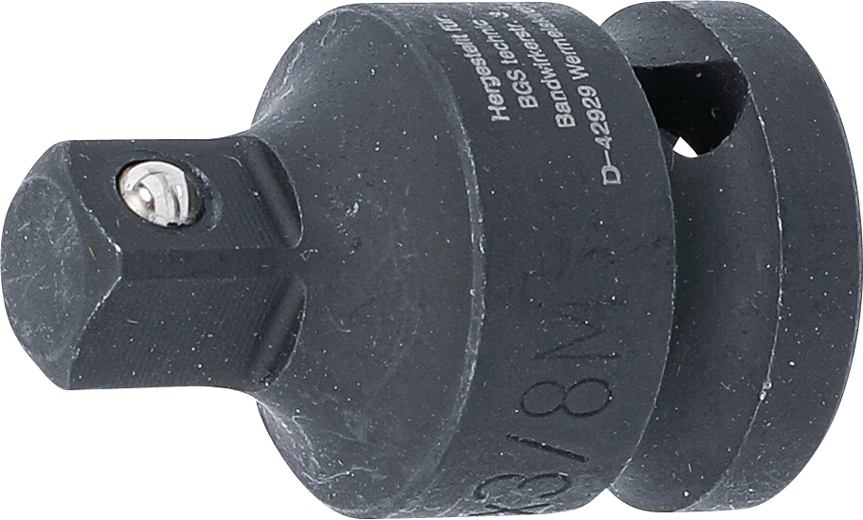 BGS Adapter do klucza nasadowego, wewnętrzny kwadrat 12,5 mm (1/2") - zewnętrzny kwadrat 10 mm (3/8") - 173
