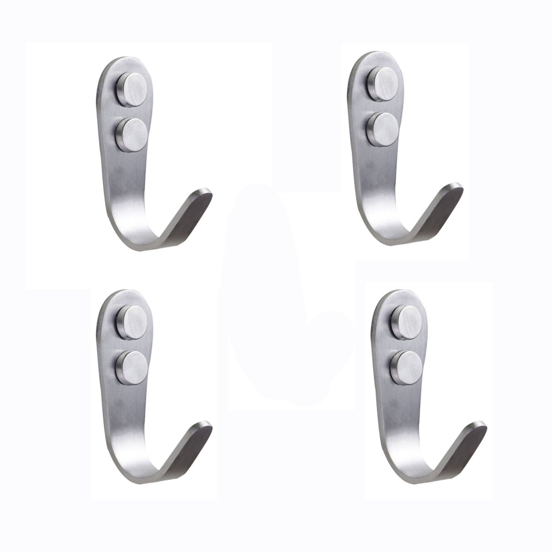 Porte-Manteau Mural En Acier Inoxydable 5 Crochets Rsistants Pour