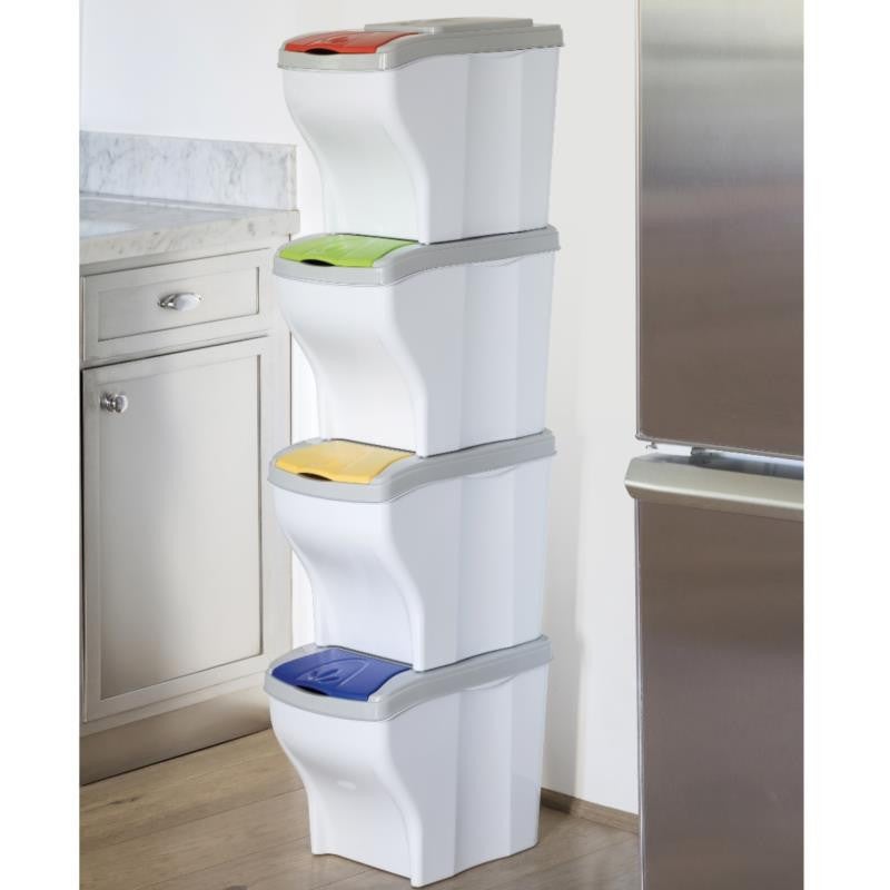 Bama Pattumiera Raccolta Differenziata Poker Set 4 Pz - 2