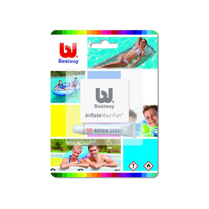 Kit de Reparación Piscinas de Liner Bestway Parches y Pegamento